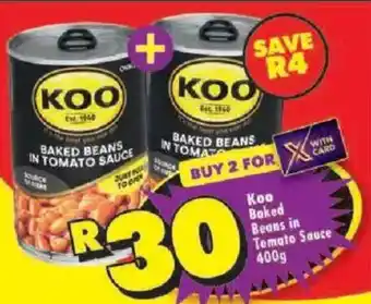 Shoprite Koo Baked Beans in Tomato Sauce offer