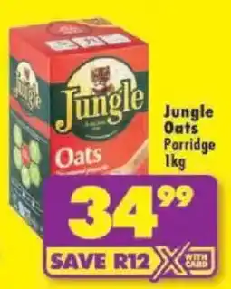 Shoprite Jungle Oats Porridge offer