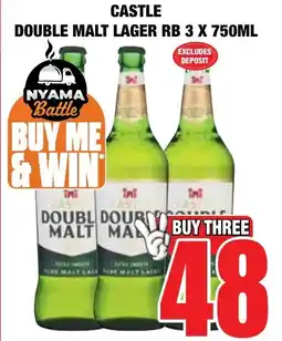 Boxer Liquors Castle double malt lager rb offer