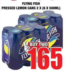 Boxer Liquors Flying fish pressed lemon cans offer