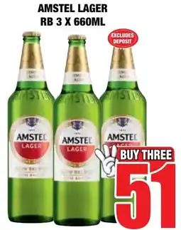 Boxer Liquors Amstel lager rb offer