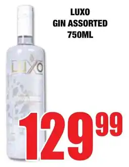 Boxer Liquors Luxo gin assorted offer