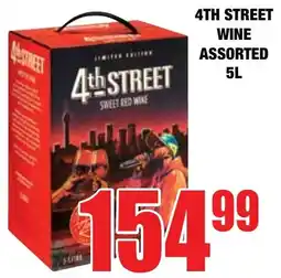 Boxer Liquors 4th street wine assorted offer