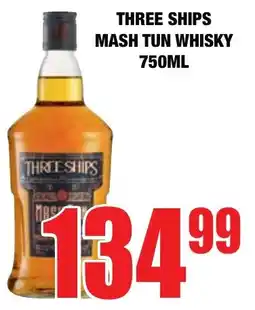 Boxer Liquors Three ships mash tun whisky offer