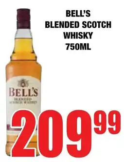 Boxer Liquors Bell's blended scotch whisky offer