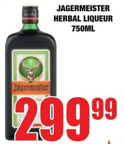 Boxer Liquors Jagermeister herbal liqueur offer