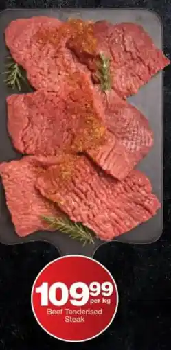 Checkers Beef Tenderised Steak offer