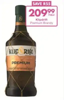 President Liquor Klipdrift Premium Brandy offer