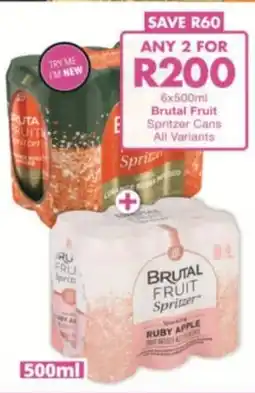 President Liquor Brutal Fruit Spritzer Cans All Variants offer
