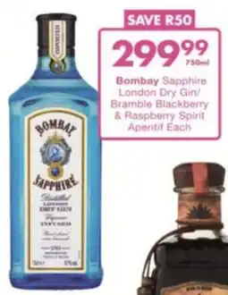 President Liquor Bombay Sapphire London Dry Gin/ Bramble Blackberry & Raspberry Spirit Aperitif offer