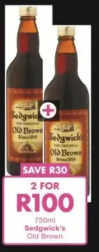President Liquor Sedgwick's Old Brown offer