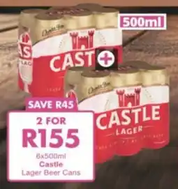 President Liquor Castle Lager Beer Cans offer