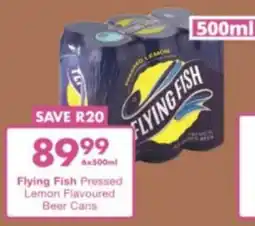 President Liquor Flying Fish Pressed Lemon Flavoured Beer Cans offer