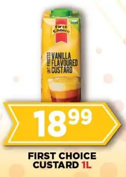 Goal Supermarket First Choice Custard offer