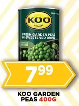 Goal Supermarket Koo garden peas offer