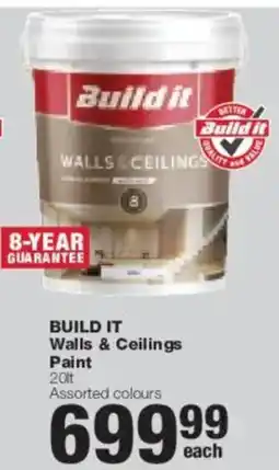 Build It Build it Walls & Ceilings Paint offer