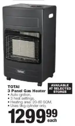 Build It Τotai 3 Panel Gas Heater offer