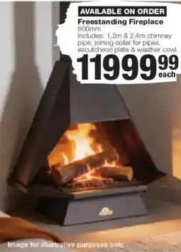Build It Freestanding Fireplace offer
