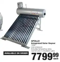 Build It Apollo Integrated Solar Geyser offer