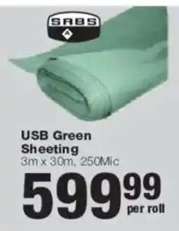 Build It USB Green Sheeting offer