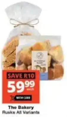 Checkers The Bakery Rusks All Variants offer