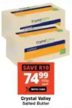 Checkers Crystal Valley Salted Butter offer