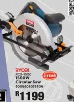 Build It Ryobi 1500W Circular Saw offer