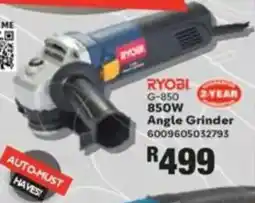 Build It Ryobi 850W Angle Grinder offer