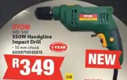 Build It Ryobi 550W Handyline Impact Drill offer