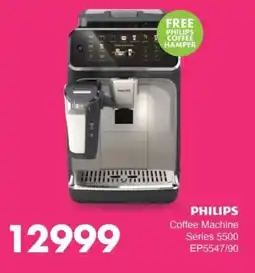 Save Hyper Philips Coffee Machine Series 5500 offer