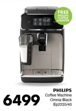 Save Hyper Philips Coffee Machine Omnia Black offer