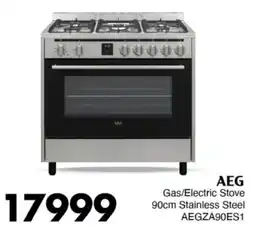 Save Hyper AEG Gas/ Electric Stove Stainless Steel offer