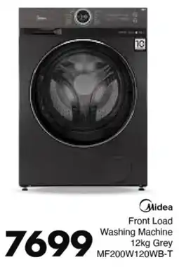 Save Hyper Midea Front Load Washing Machine Grey offer