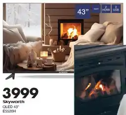 Save Hyper Skyworth 43" QLED Smart TV offer