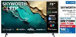 OK Furniture Skyworth QLED Google TV offer