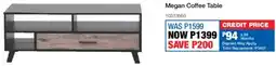 OK Furniture Megan Coffee Table offer
