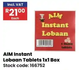 Africa Cash and Carry AIM Instant Lobaan Tablets offer