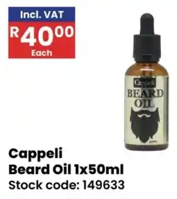 Africa Cash and Carry Cappeli Beard Oil offer