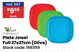 Africa Cash and Carry Olive Homewares Plate Jewel Full offer