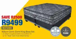 OK Furniture Restonic 183cm Chiro-Zone King Base Set offer