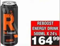 Advance Cash n Carry Reboost energy drink offer
