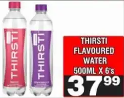 Advance Cash n Carry Thirsti flavoured water offer
