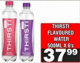Advance Cash n Carry Thirsti flavoured water offer