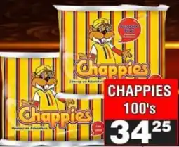 Advance Cash n Carry Chappies offer