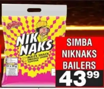 Advance Cash n Carry Simba niknaks bailers offer