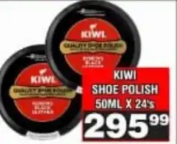Advance Cash n Carry Kiwi shoe polish offer