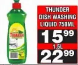 Advance Cash n Carry Thunder dishwashing liquid offer
