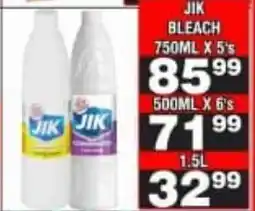 Advance Cash n Carry Jik bleach offer