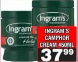 Advance Cash n Carry Ingram's camphor cream offer