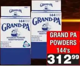 Advance Cash n Carry Grand pa powders offer